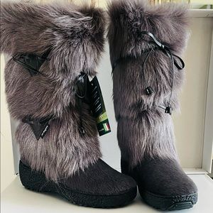 Regina Apres Ski Boot “Anna” in Grey. Size 8 EU size 39